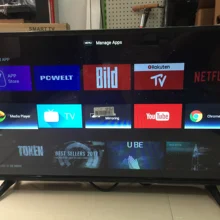 32-дюймовый дисплей монитора 1920*1080p глобальная версия Многоязычная t2 ТВ светодиодной wifi смарт-телевидения ТВ