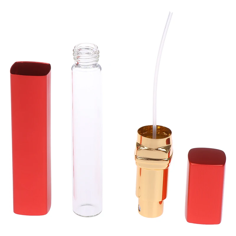 12Ml Perfume Atomizer Empty Bottle Aluminum Nozzle Spray Refillable Bottles Portable Travel Cosmetic Container Metal 6 Colors
