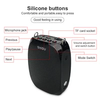 SHIDU S258 10W Voice Amplifier Mini Audio Portable Speaker Natural Stereo Sound Wired Microphone Loudspeaker For Teachers Speech 2