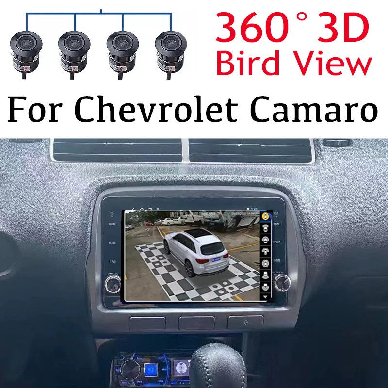 

For Chevrolet Camaro 2010 ~ 2015 Whit 360 BirdView Car Multimedia Player NAVI Radio Stereo GPS WiFi Map Navigation CarPlay AUTO