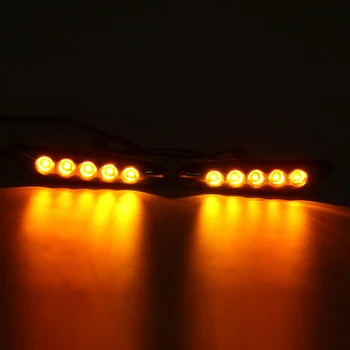 

Lamp Side Marker Lights Replacement 2pcs 5-LED Indicator For BMW E46 E60 E81 E83 E87 E90 E91