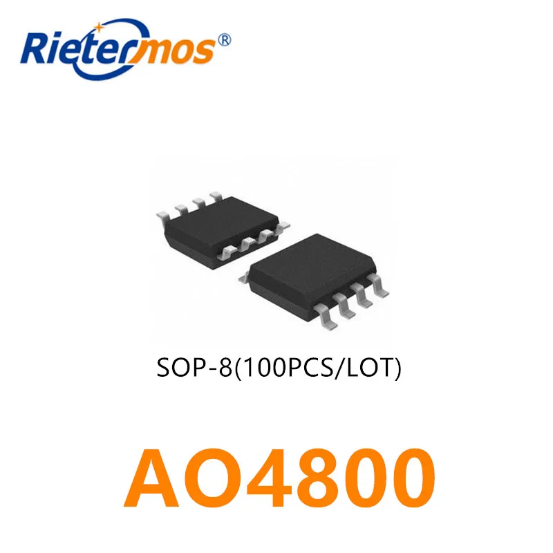 

100 шт. AO4800 SOP-8 оригинал