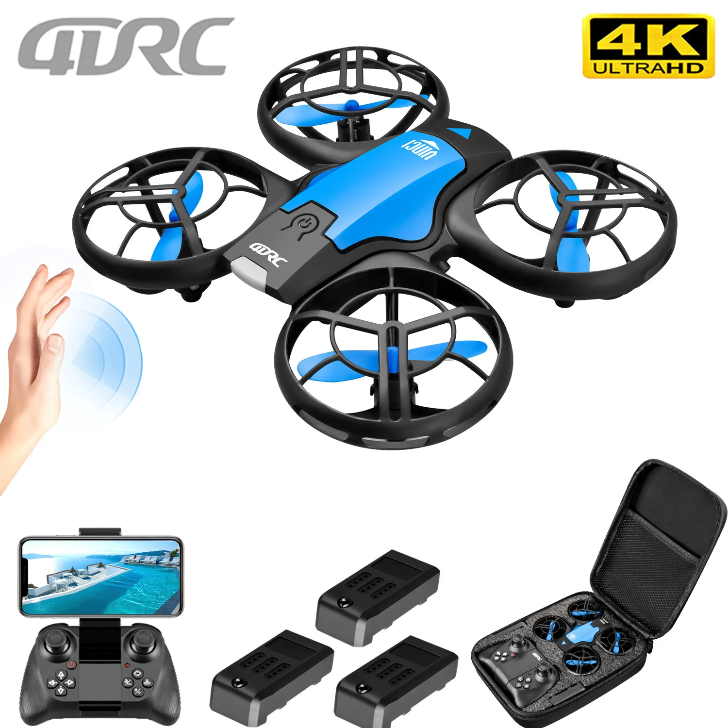 4DRC V8 New Mini Drone 4k profession HD 