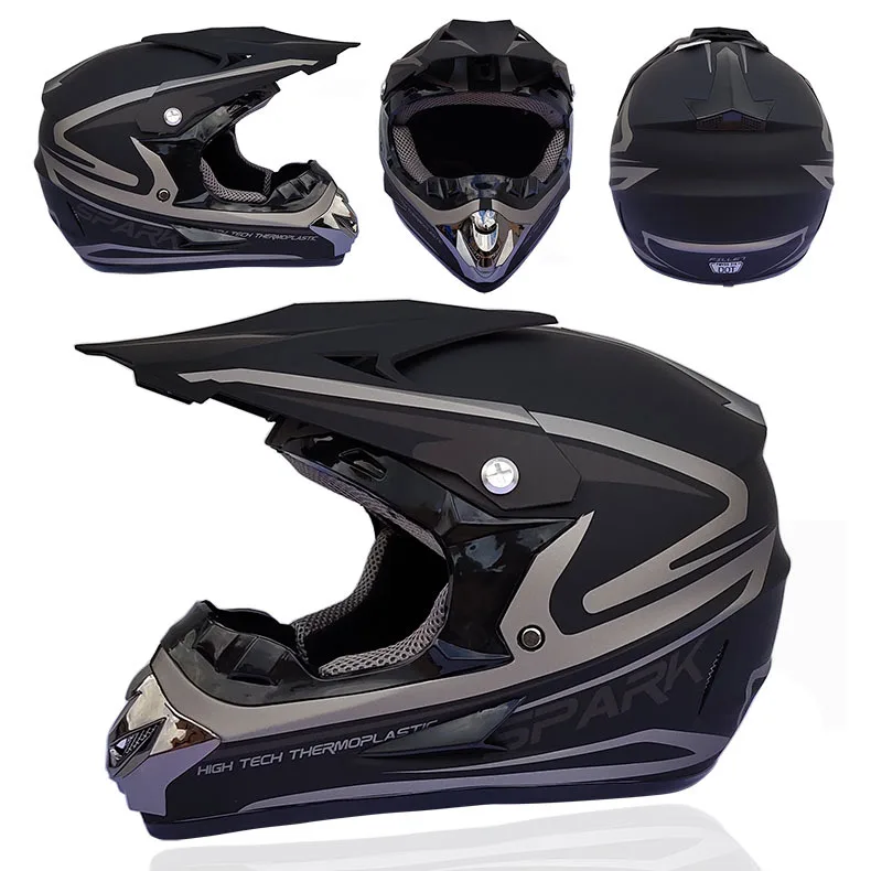 

One-Piece Motorcycle Helmet Mountain Bike Full Helmet Cross-Country Helmet Small Light Cross-Country Helmet Wholesale