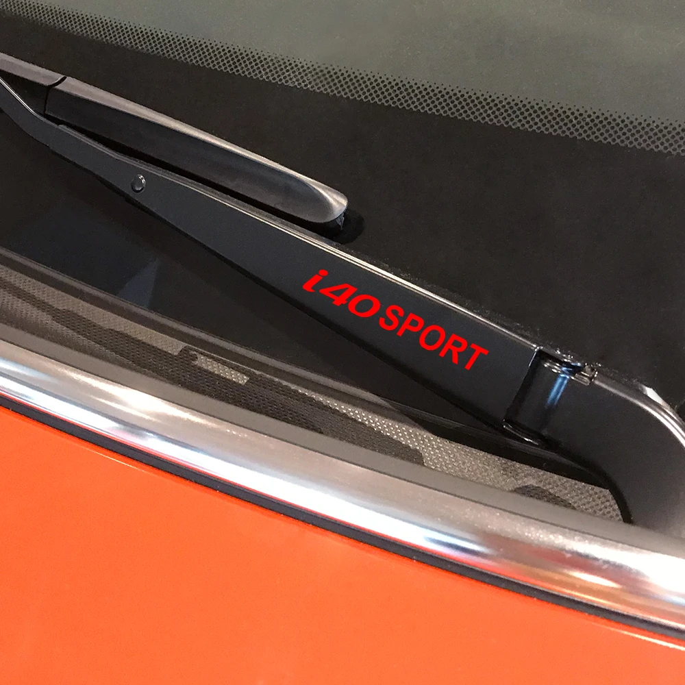 

4PCS Sport Styling Car Window Wiper PVC Stickers For Hyundai i40 Auto Reflective Vinyl Decor Car Stickers And Decals Accessories