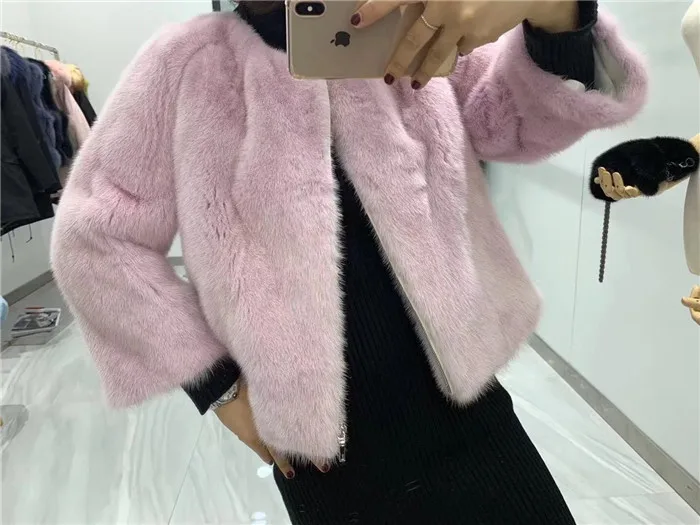 Casacos femininos inverno модные норковые шубы для женщин куртки из натурального меха