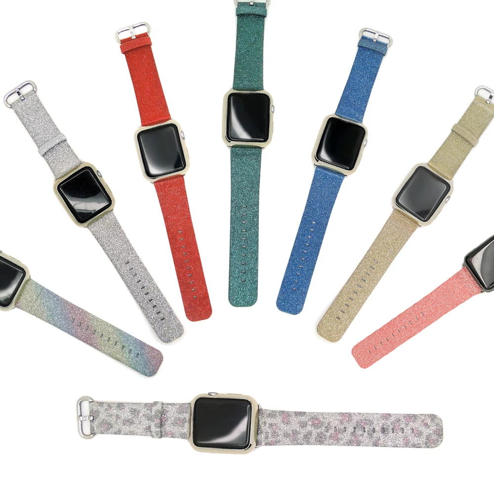 Ремешок кожаный для Apple Watch iWatch 5 4 3 2 1 44 мм 40 42 38 мм|Ремешки часов| |