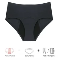 Seamless Support Panty 3pcs+free bag Women's High Waisted Cotton Underwear Soft Full Briefs Ladies Breathable Panties Dropship 2