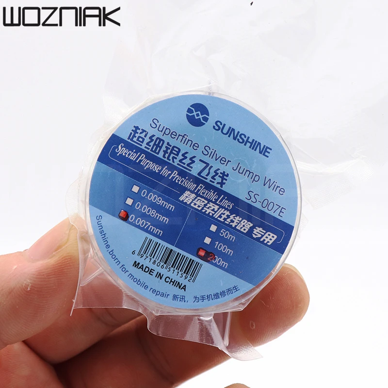 Сверхтонкая серебряная проволока летающая линия солнечный свет тонкая гибкая