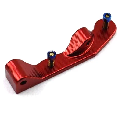 220mm Red Мотоцикл с ЧПУ Тормозной адаптер Кронштейн подходит 100 мм Шаг тормозной суппорт с 220 мм/260 мм тормозные диски для мотороллера Yamaha Honda - Цвет: 220mm Red