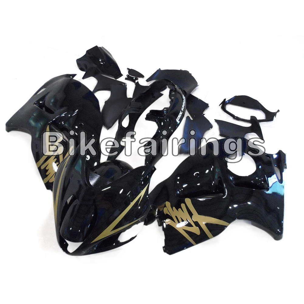 Полный комплект обтекателя Для Suzuki GSXR1300 Hayabusa 1997-2007 98 99 00 01 02 03 04 05 06 ABS Электронный атомайзер черно-золотыми переводными картинками