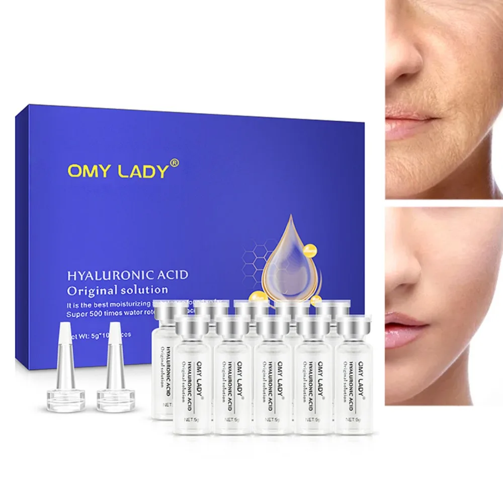 

Hyaluronic Acid Solution Kit Strong Moisturizing Deep Nourishing Tighten Skin Anti-Wrinkle Anti-Aging Serum Kit