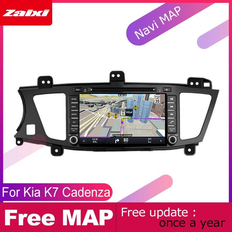 ZaiXi android автомобильный dvd GPS; Мультимедийный проигрыватель для Kia K7 Cadenza 2009~ 2012 автомобильный dvd Навигация Радио Аудио Видео плеер навигационная карта
