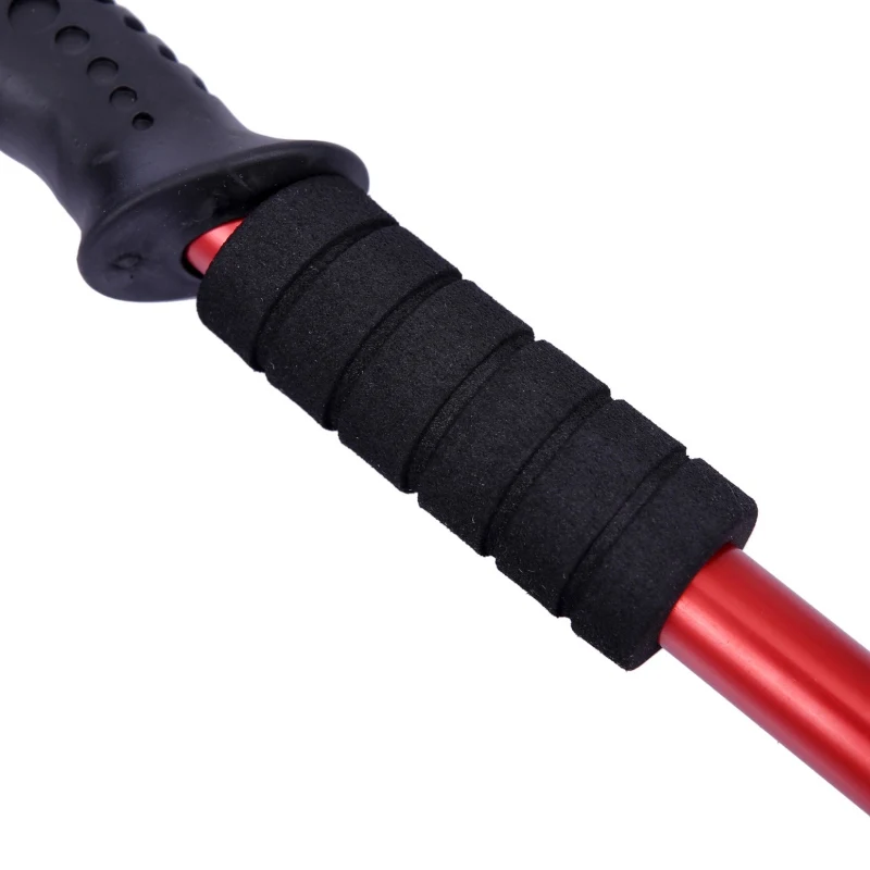 T-handle/прямая ручка тростника регулируемая анти-шок трость для ходьбы складной полюс Путешествия альпинист Противоскользящий альпеншток