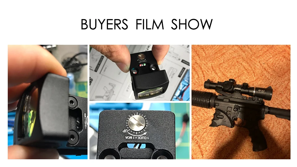Trijicon мини RMR Красный точка зрения США коллиматор Глок винтовка рефлекторный прицел для страйкбола охотничий пистолет