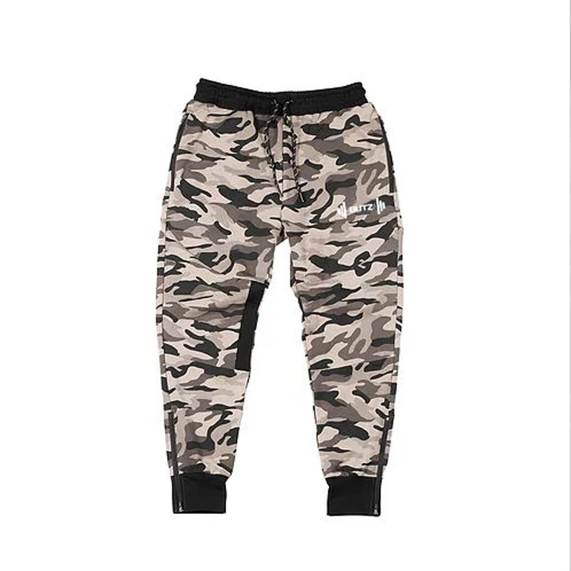 camo Для мужчин впитывает пот и джоггеры Повседневное эластичные камуфляжные спортивные Штаны Для мужчин s облегающие скини Штаны для мужские тренировочные брюки джоггеры Штаны - Цвет: camo