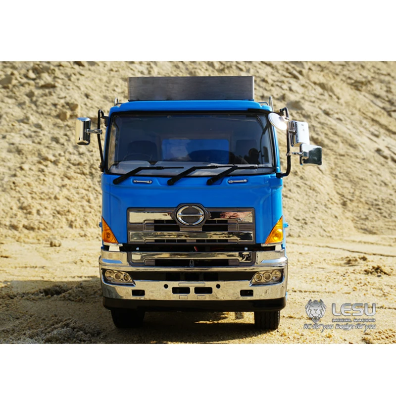 1/14 RC LESU Hino700 6X6 гидравлический самосвал с металлическим шасси