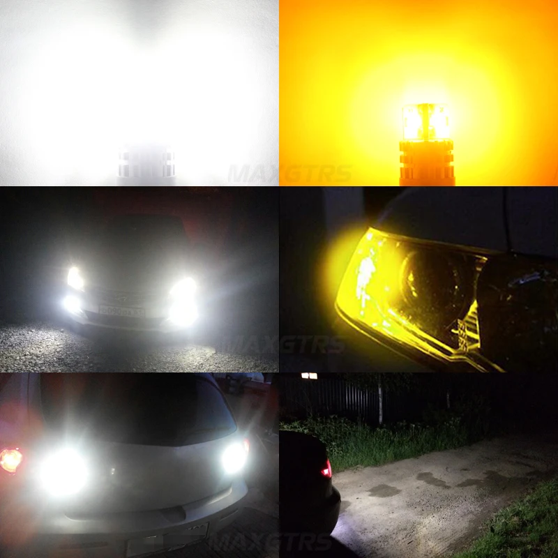 2x BA15S P21W 1156 светодиодный S25 3030 8SMD белый Abmer Автомобильный задний фонарь авто тормоз обратный поворот сигнальная лампа DRL задние парковочные лампы