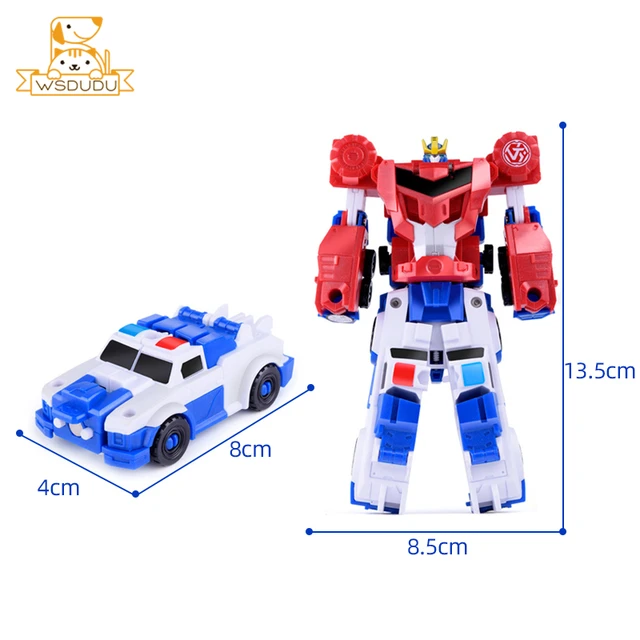 2 in 1 Optimus Prime Cool Magnetic Robot Car Transformation Action Figures Toys Deformed Auto Figurine Decor Model Boy Kid Gifts 6