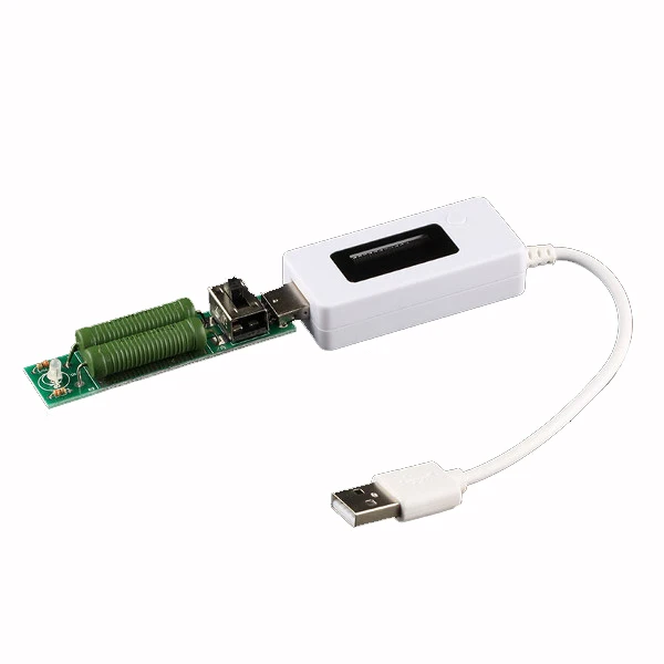 

USB Voltage Current Tester Battery Tester Detector LCD Digital Display White