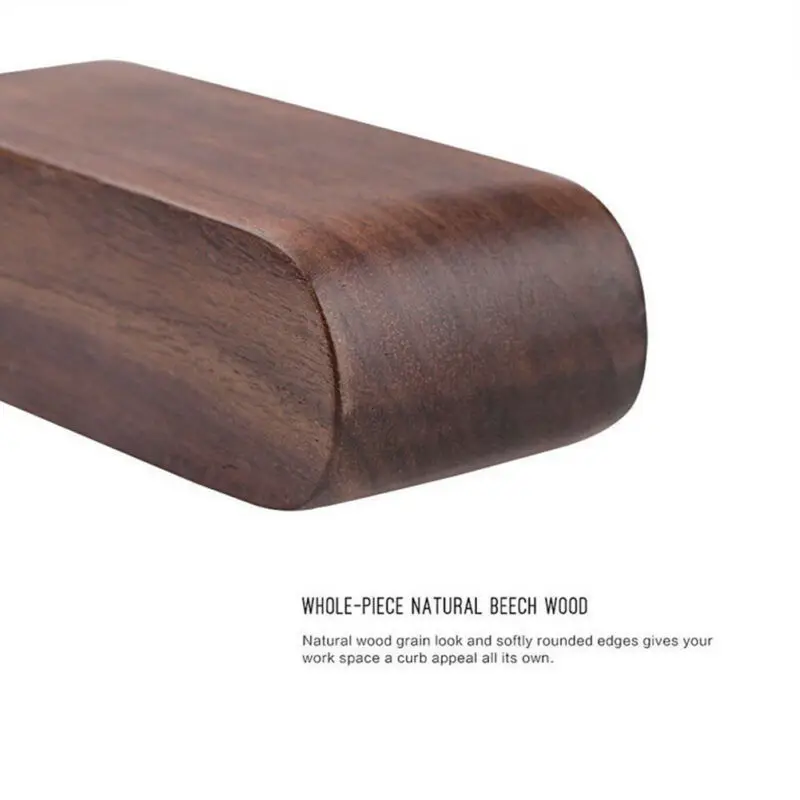 Business Card Holder Container Display Device Wooden Desk Storage Rack Organizer Light Wood Color/ Dark Wood Color