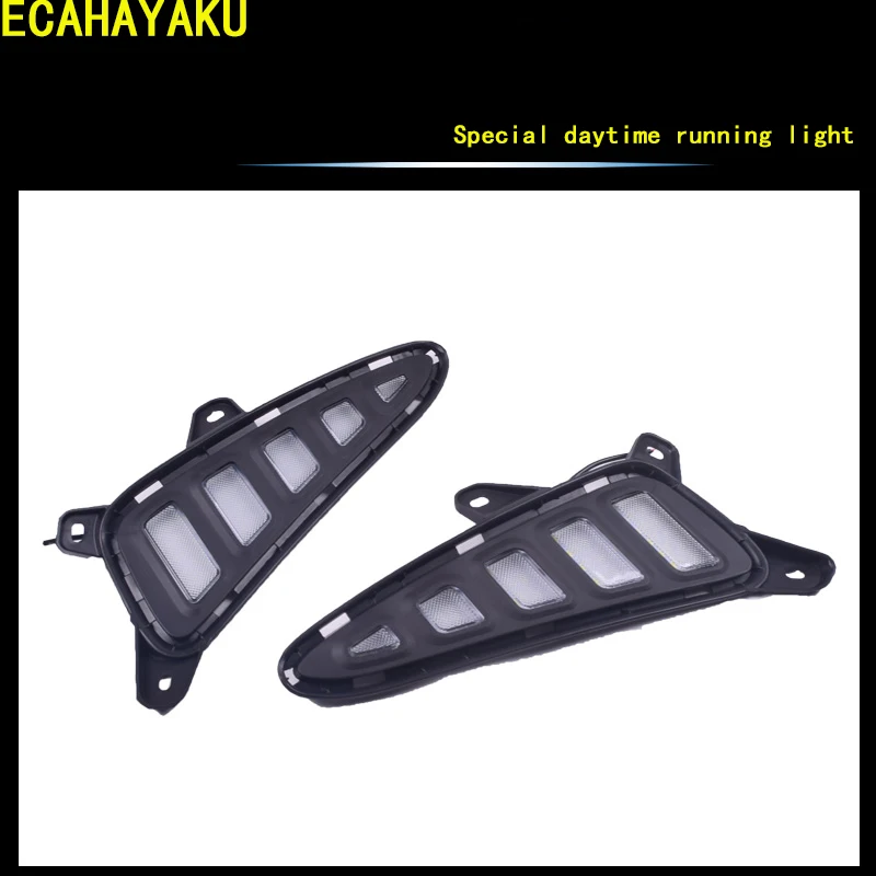ECAHAYAKU 2 шт. светодиодный DRL Дневной светильник для Toyota C HR ЧР 2017 2018 2019 2020