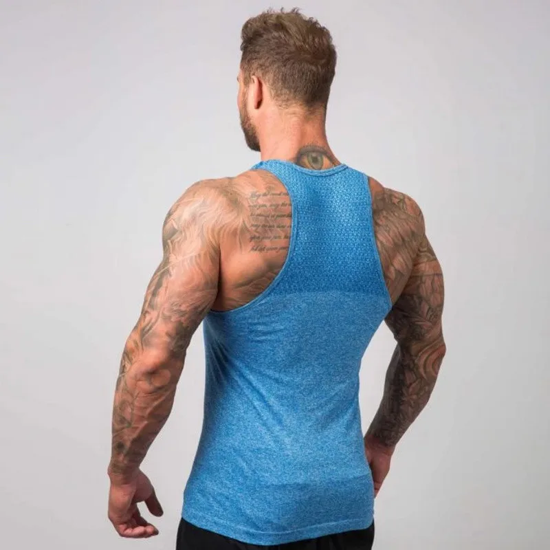 Новая брендовая спортивная мужская одежда модный мужской жилет jogger Фитнес Майка для бодибилдинга брендовый жилет Мужская спортивная одежда