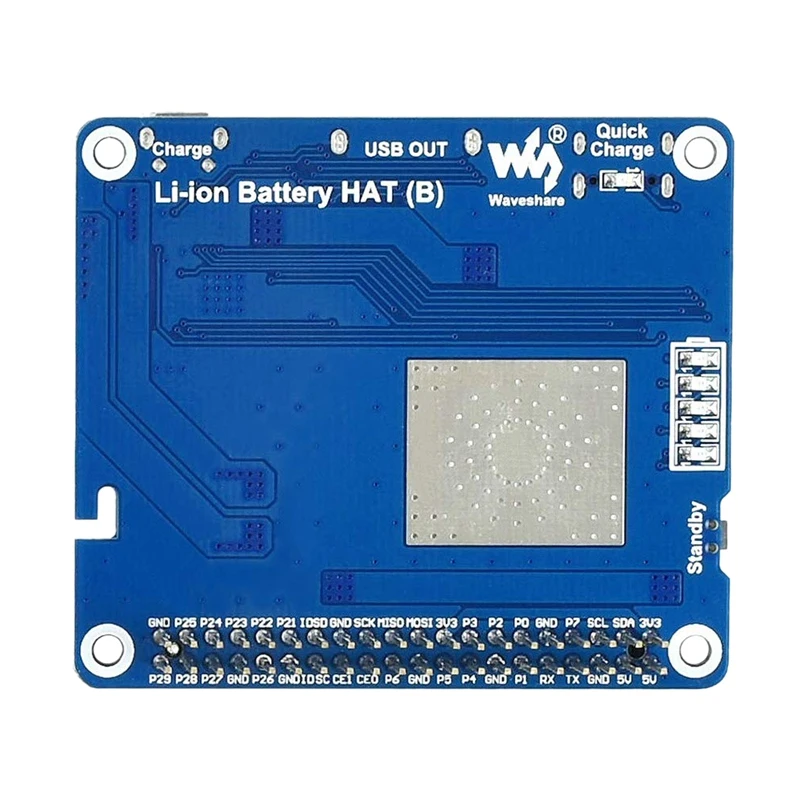 Waveshare 3000 мАч литий-полимерный аккумулятор шляпа для Raspberry Pi интегрирует чип SW6106