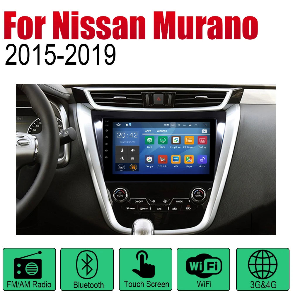 Discount ZaiXi Android Car GPS Navi for Nissan Murano 2015~2019 player Navigation WiFi Bluetooth Mulitmedia system audio stereo EQ 1