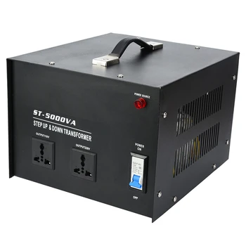 

5000W Voltage Converter 110V to 220V Power Transformer Built-in Circuit Breaker Overload Protection -5000VA
