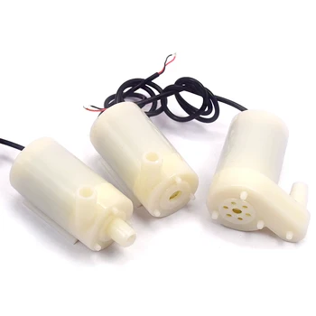 

Mini Water Pump 5v Motor Pump DC Micro Submersible Amphibious 3-5V 1.2-1.6L/Min 72-96L/H Brushless Miniature Electronic Tool