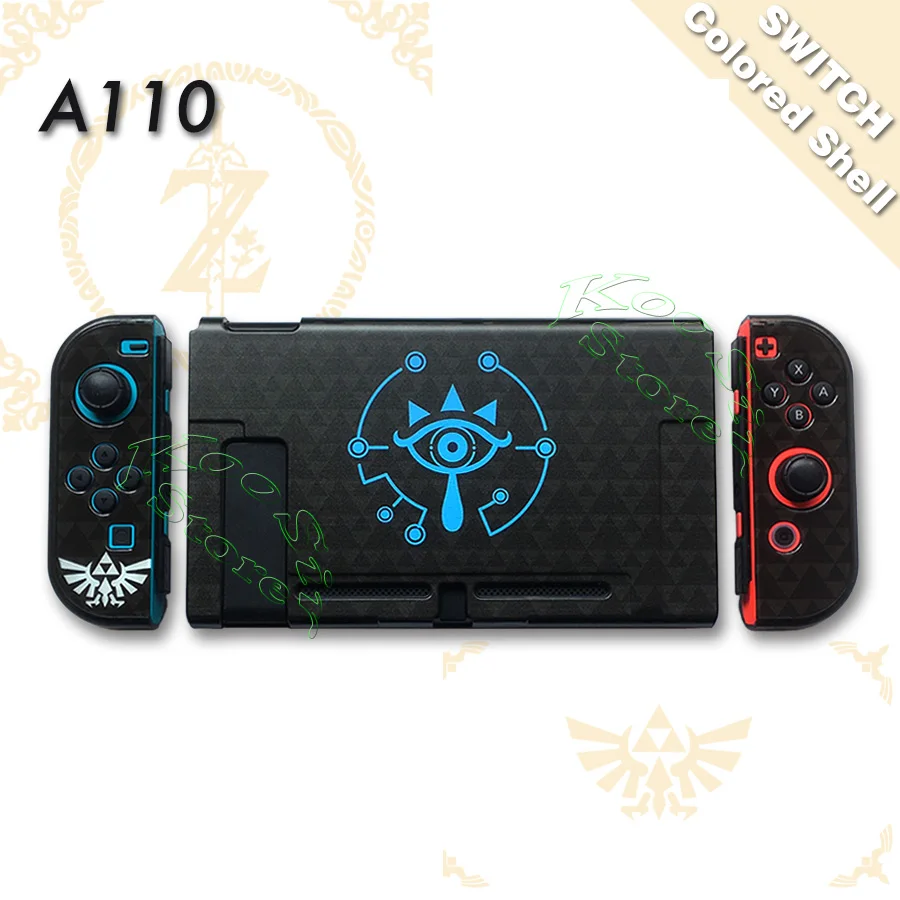 A110 Защитный чехол для консоли nintendo s Zend, цветной чехол Nitendo Switch Crystal Shell, чехол для nintendo Switch Pikachus, тематический чехол - Цвет: A110
