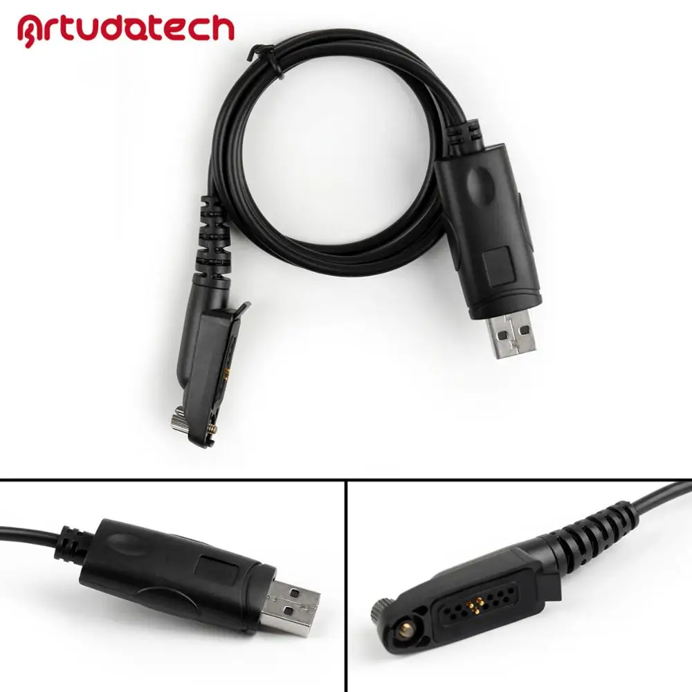 Artudatech USB 프로그래밍 케이블 모토로라 라디오 GP344 GP388 GP328Plus GP 344 388 328PLUS 액세서리, 모토로라 라디오 