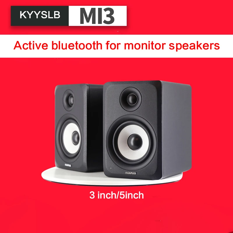 60WHighpowerMonitorSpeaker3InchRecordingStudioProfessionalSpeakerHomeFeverBluetooth