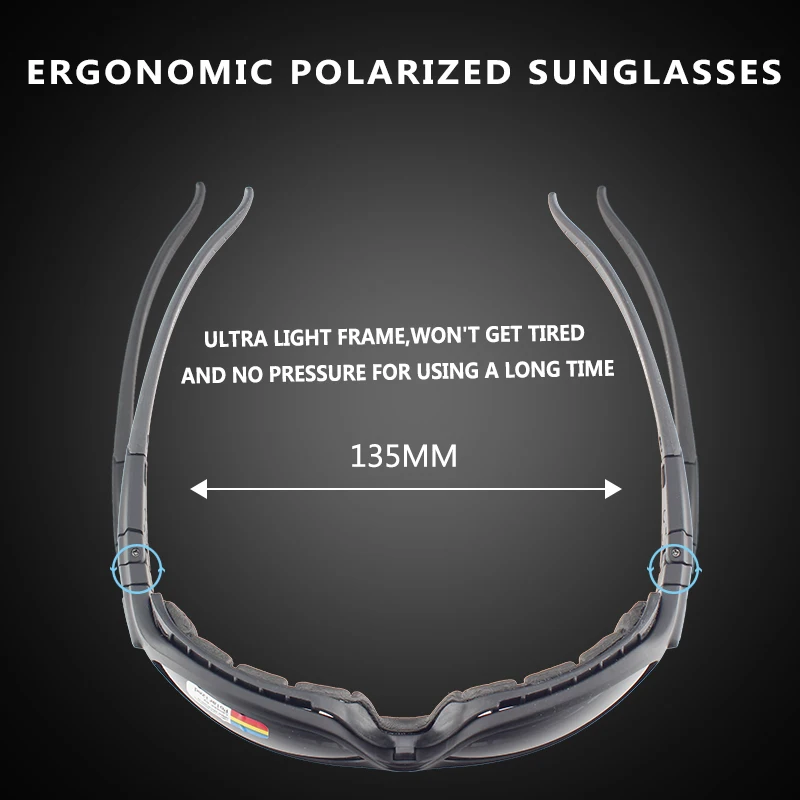 BANGLONG polarized sports sunglasses men and women anti-fog riding glasses outdoor anti-UV mountaineering fishing sunglasses