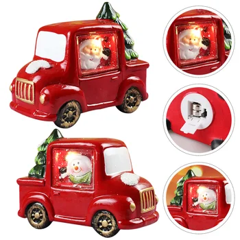 

2 Pcs LED Creative Red Luminous Decorative Practical Beautiful Lights Bedside Lights Lamps Light Adornments Table Lamps for Part