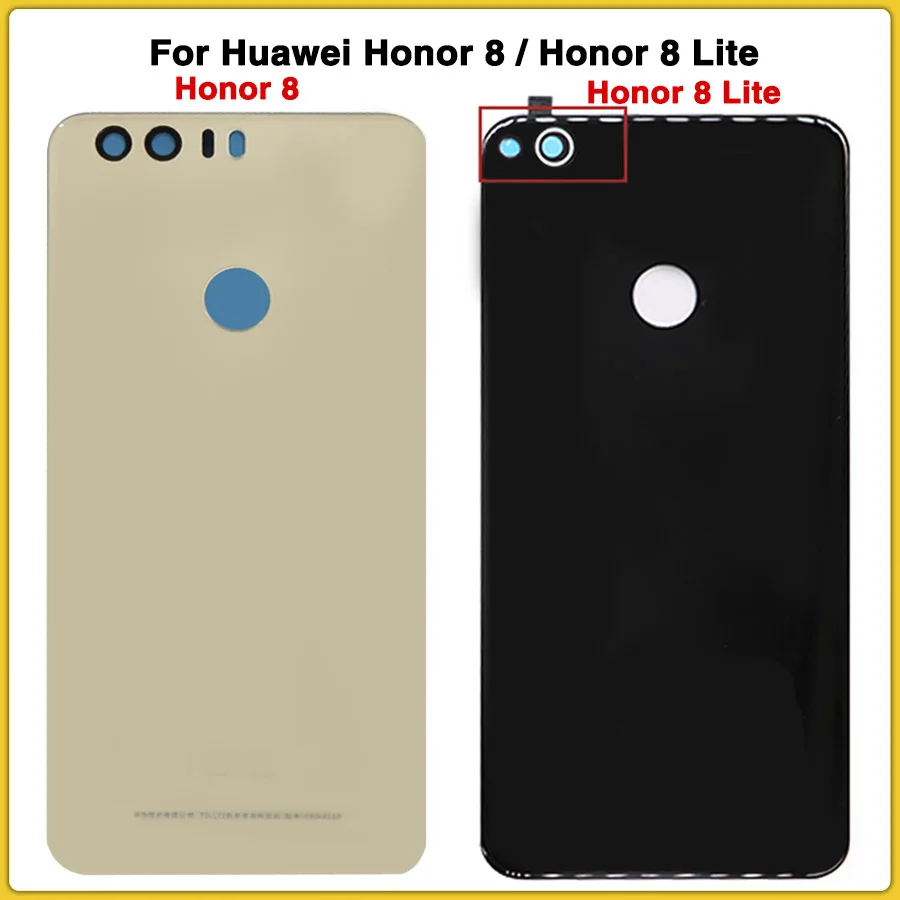Новая крышка батарейного отсека для Huawei Honor 8 Lite корпус задняя с наклейкой|Корпусы