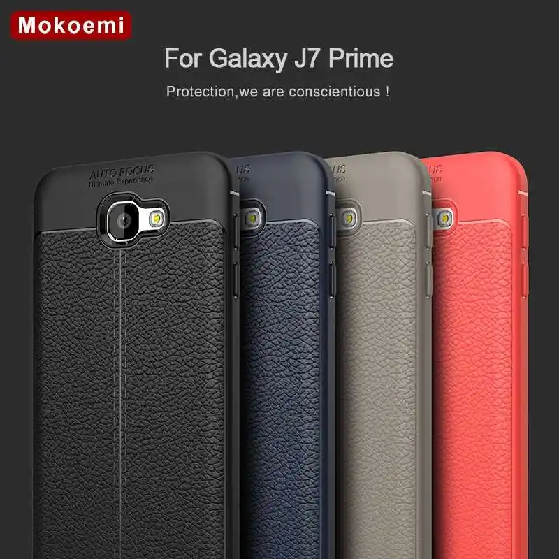 Противоударный мягкий чехол с рисунком личи Mokoemi 5 &quotдля samsung Galaxy J7 Prime для