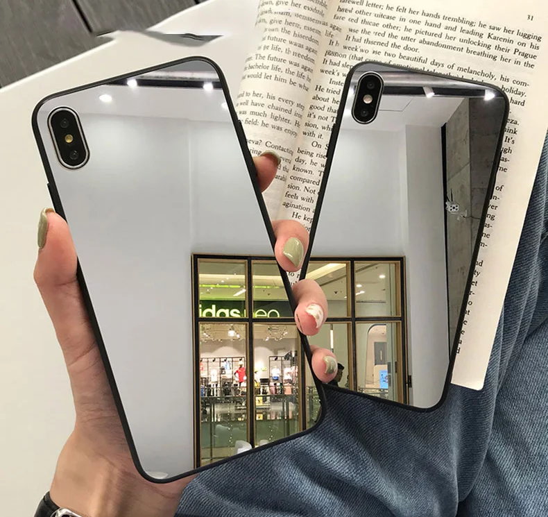 Роскошный чехол с зеркальной поверхностью для samsung A70 A50 A40 A30 A20 мягкий чехол для Galaxy J4 J6 J8 A6 A8 плюс S8 S9 S10 плюс S10e задняя крышка