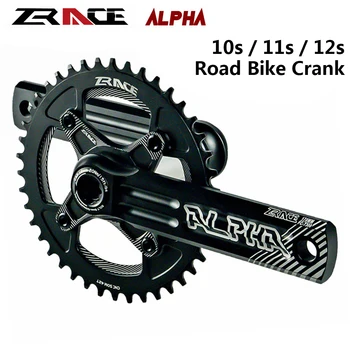 

ALPHA 10s 11s 12s Chainset Crank , 104BCD 40T to 52T Chainring , 170 / 172.5 / 175 12 Speed Cranks for folding Road Gravel Bikes