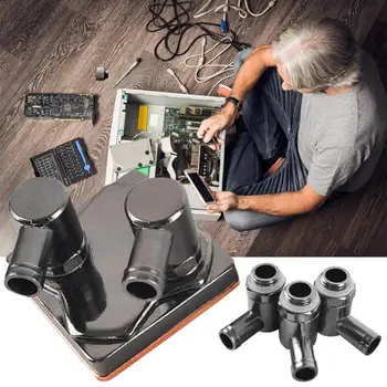 

G1/4-90-8 90 Degree H59 Brass Rotating Elbow 8-10mm Diameter Environmental Cooler Tube for Water Cooling G1/4 Joint