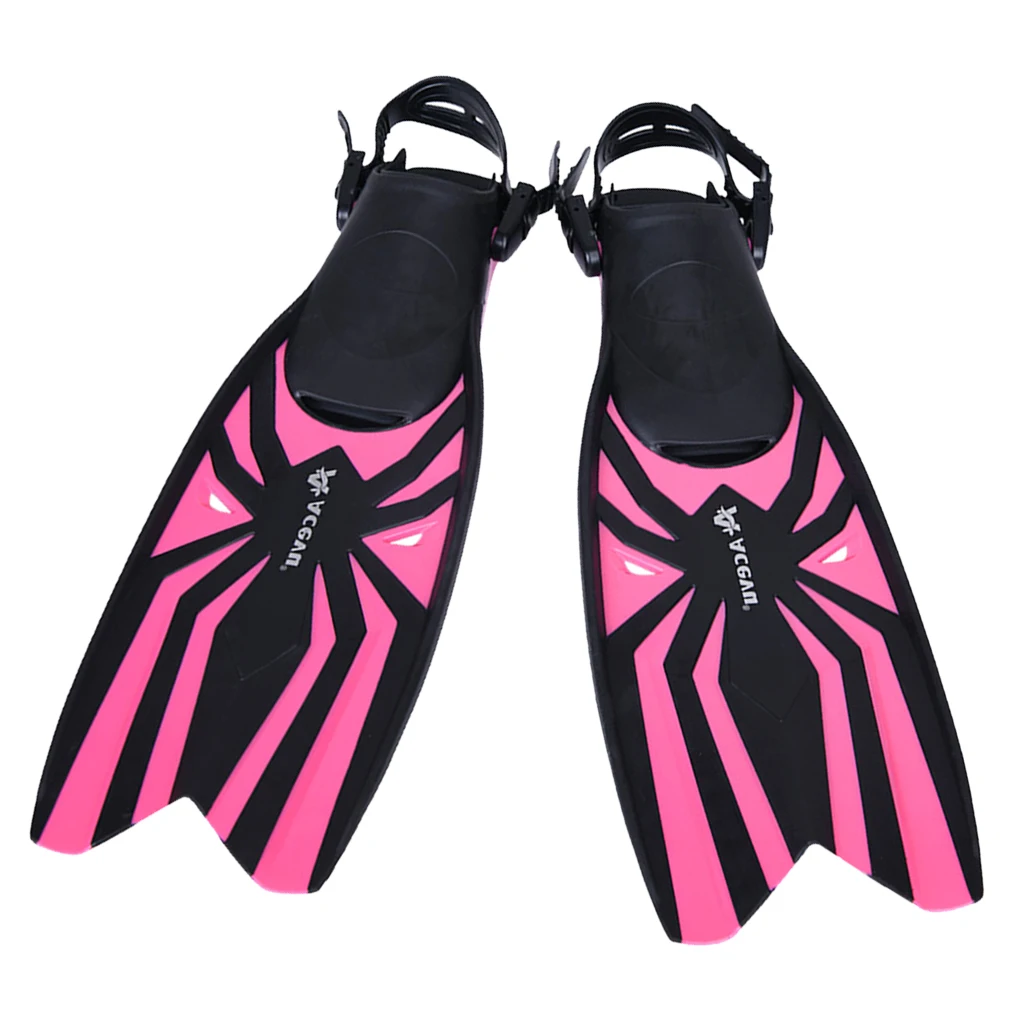 Diving Snorkeling Scuba Fins Open Heel Flippers Shoes Adjustable Fin Diving Fins for Swim Training Scuba Diving Snorkeling