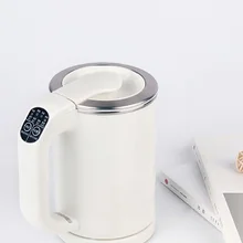 500 мл электрический чайник, мини портативный многофункциональный чайник, дорожный чайник из нержавеющей стали, автоматическое отключение нагрева, бойлер для воды, 220 В