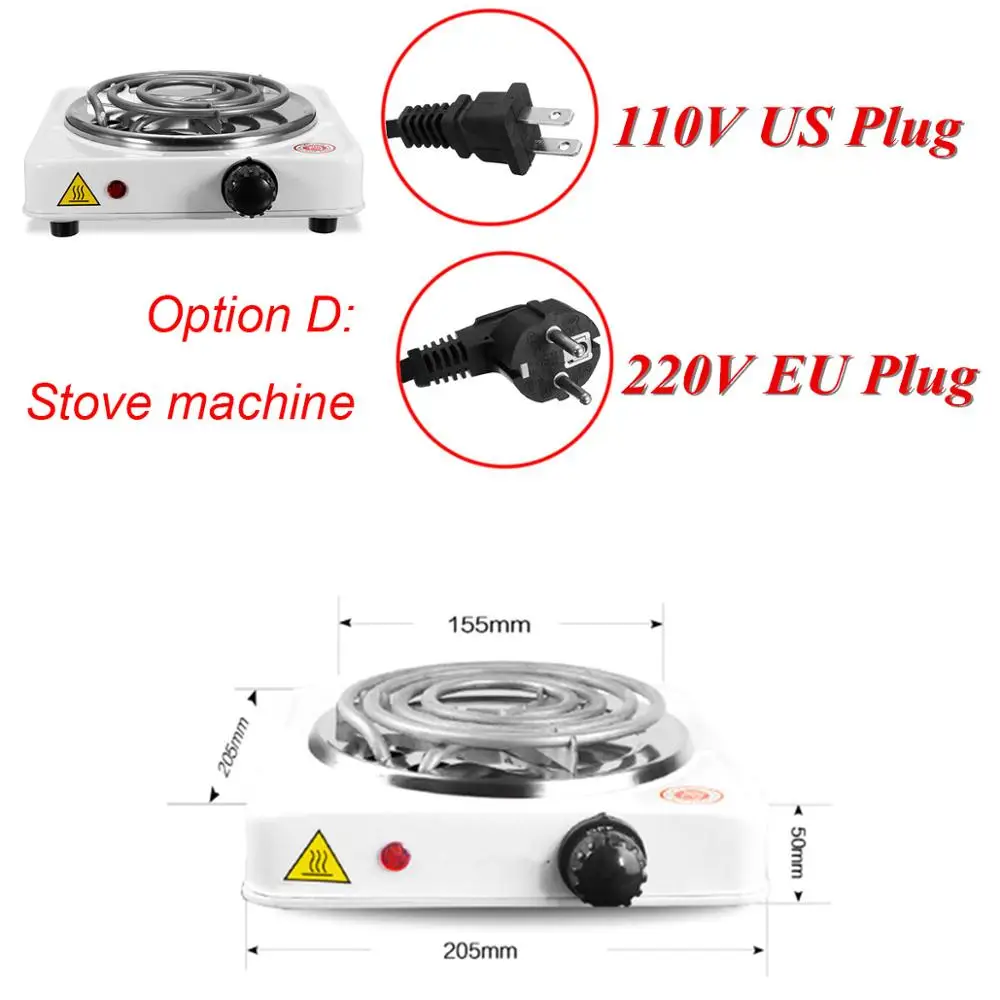 110 V-240 V 1000/2000w горелка для металла электрическая нагревательная конфорка Портативный Кухня Плита подогреватель кофе молока суп прочная электрическая плита