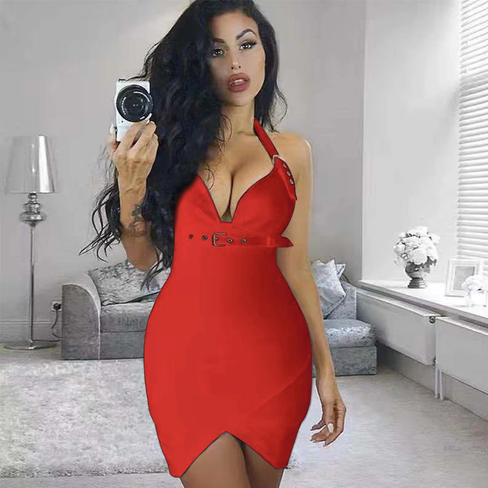 Летний черный комплект с ремешками пикантные тонкие бретельки Bodycon Клубные вечерние женские сексуальные вечерние платья оптом
