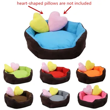 

M/L/XL Dog House Cat Bed Canvas Autumn Winter Pet Beds Round Pets Soft Warm Waterproof Mat for Small Medium Animals Supplies