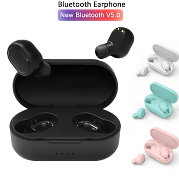 

M1 Portable Mini Wireless Earphone Bluetooth 5.0 TWS IPX5 Waterproof Headset Sport Music Earbuds Pink Blue For Girl Earphones