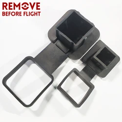 Couvercle de Tube d'attelage de remorque 2 pouces, en caoutchouc, adapté aux récepteurs de 2 pouces de classe 3 4 5 pour Toyota 1.25 pouces pour Subar 