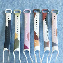 

2021 NEW Strap for Xiaomi mi Band 6 5 4 3 Replacement Wrist Strap Wristband for mi band Series Morandi Color Beautiful Bracelet