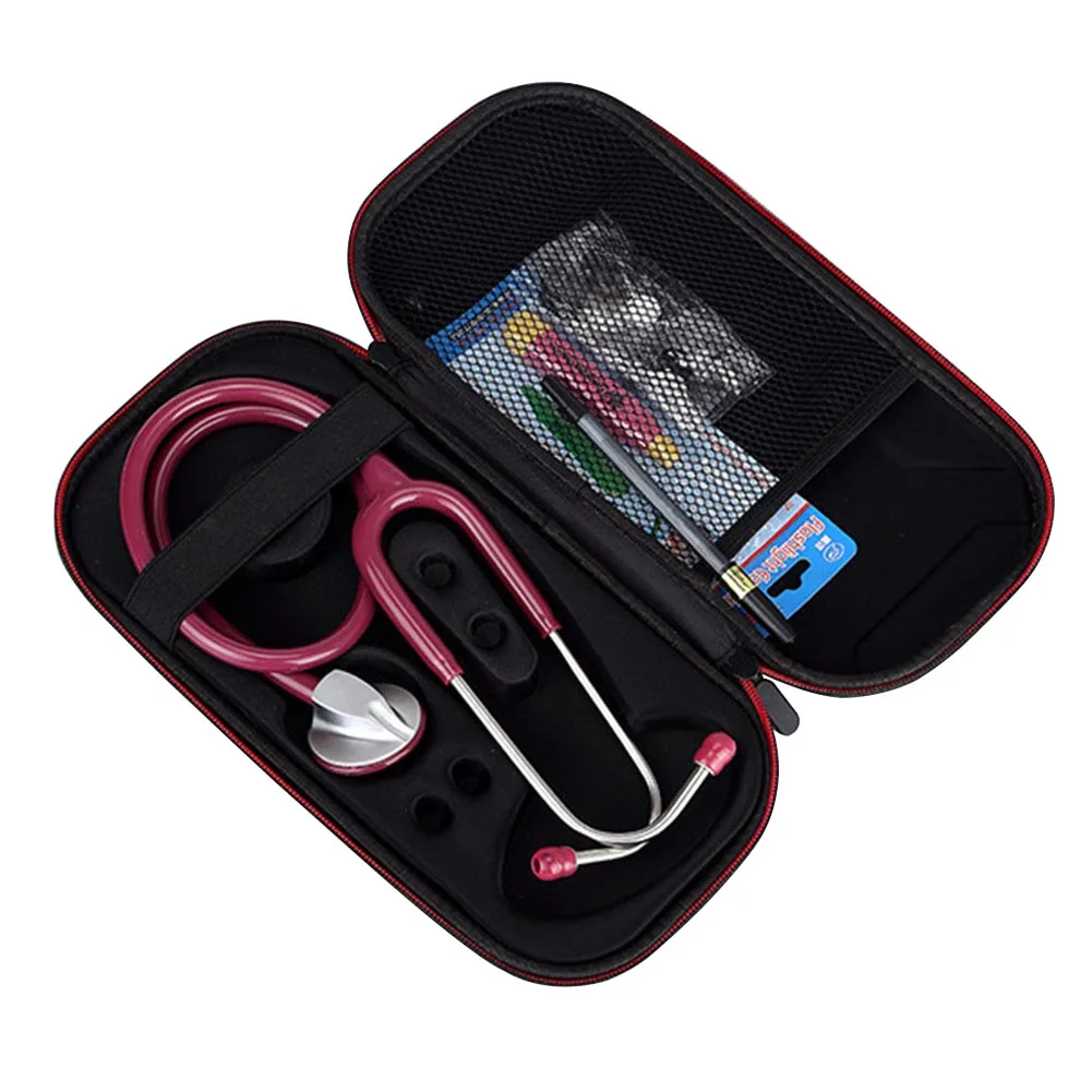 

Portable Hard Shockproof Protective Multifunction Stethoscope Storage Box Accessories Travel Contains EVA Carry Household Case
